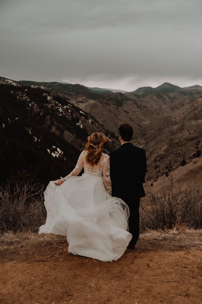New York elopements on top of a mountain