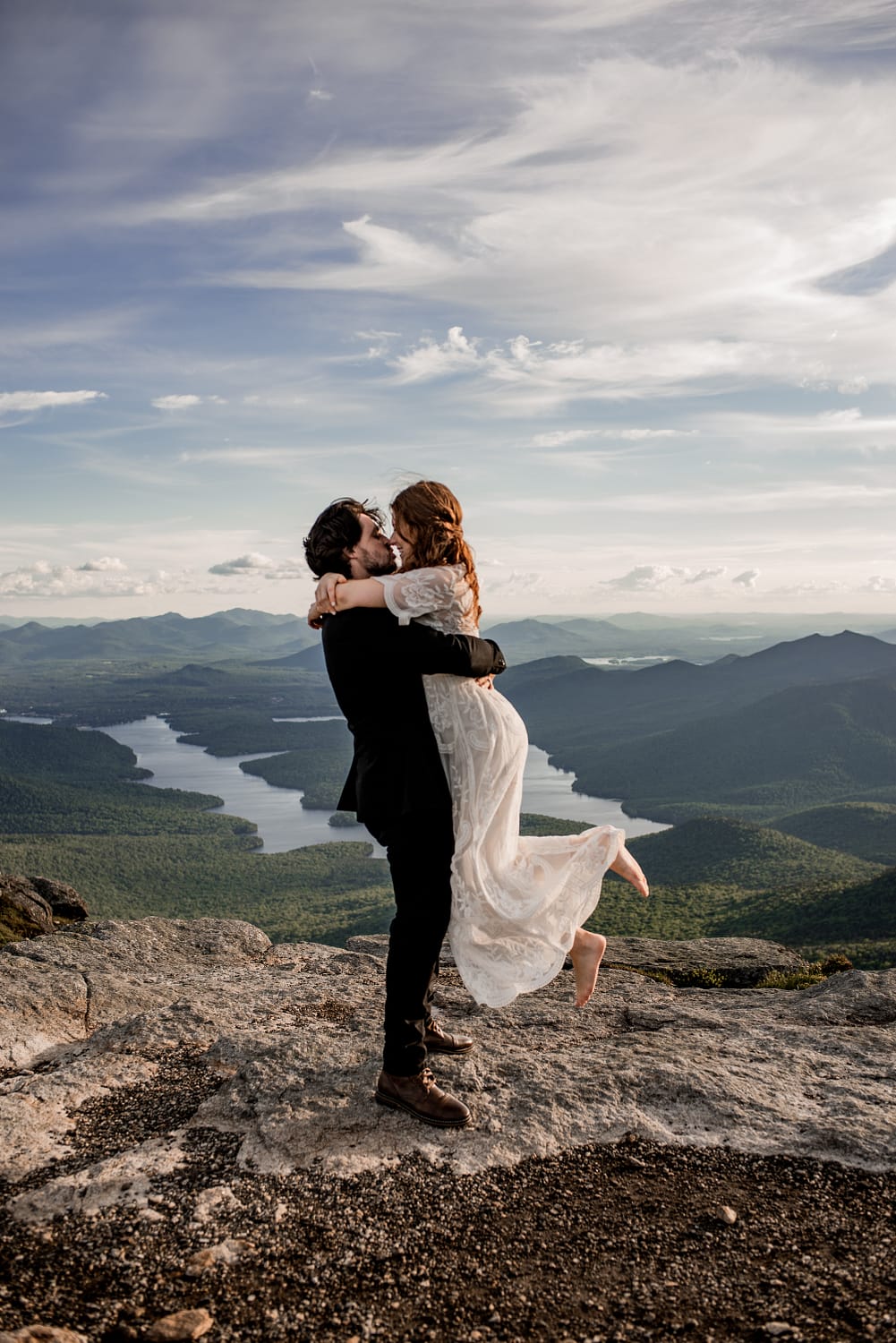 Elopement on Whiteface Mountain in Wilmington, New York in the ADKs