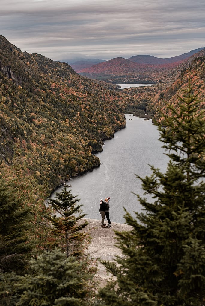 Proposal photos on Indian Head in the Adirondack Mountains in Keene Valley, NY