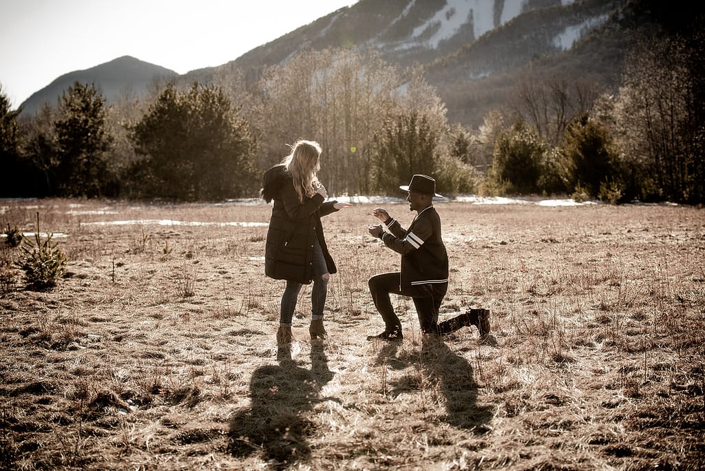 Proposal near Whiteface Mountain in the Adirondacks