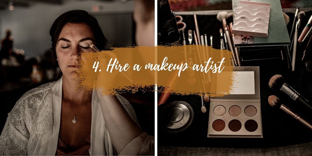Hire a makeup artist for your elopement