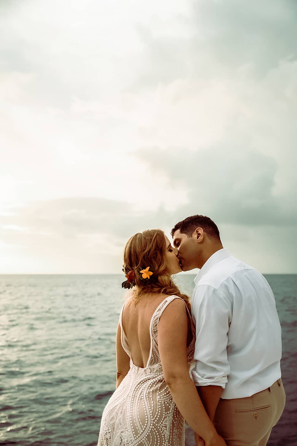 Sunset wedding photography in Hollywood, FL