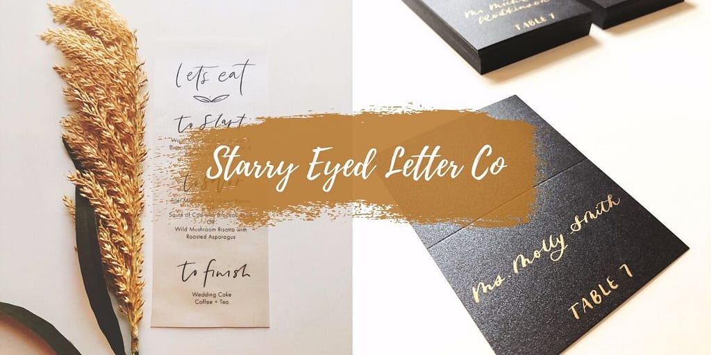 Wedding Calligraphy in the Adirondacks - Starry Eyed Letter Co.