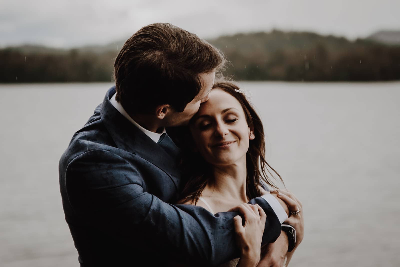 Elopement photo in Lake Placid in upstate New York